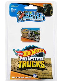 Foto 4 | Las Ruedas Calientes Más Pequeñas Del Mundo Monster Trucks Series 2, Azul, 529 - Venta Internacional.
