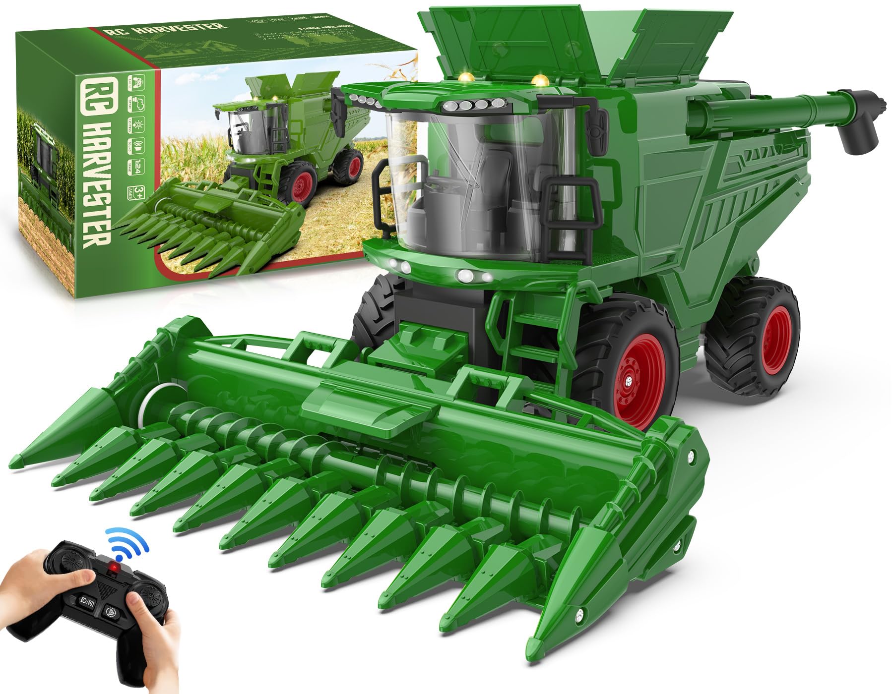 Foto 2 pulgar | Tractor Cosechador Combinado Con Control Remoto De Juguete Uarzt 2025 - Venta Internacional.