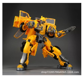 Foto 2 | Juguete Para Niños Con Coche Robot Transformador De Aleación Amarillo