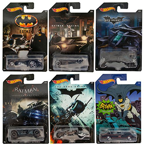 Foto 2 | Carros Hot Wheels de Batman 6 Piezas-Venta Internacional