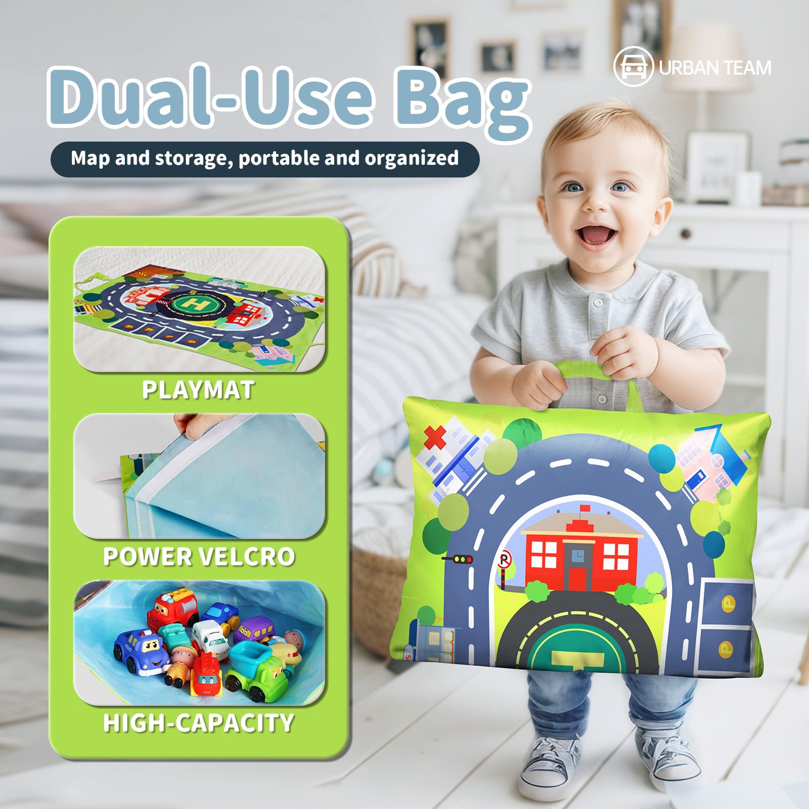 Foto 5 pulgar | Juego De Juguetes Para Coche Alasou, 12 Piezas De Goma Blanda Para 1 A 2 Años Con Juego - Venta Internacional.