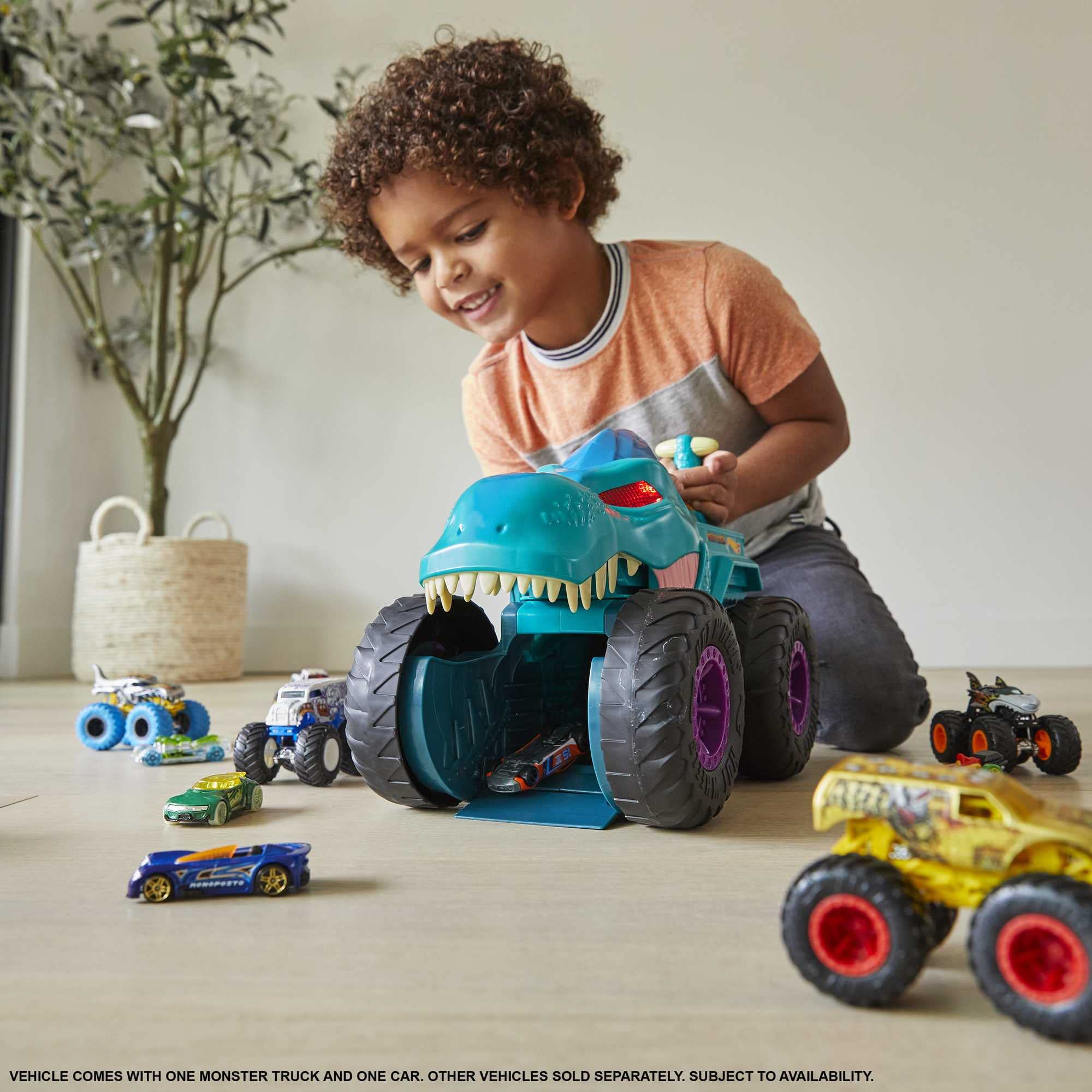 Foto 3 pulgar | Toy Monster Truck Hot Wheels Monster Trucks Car Compin' Mega-wrex - Venta Internacional