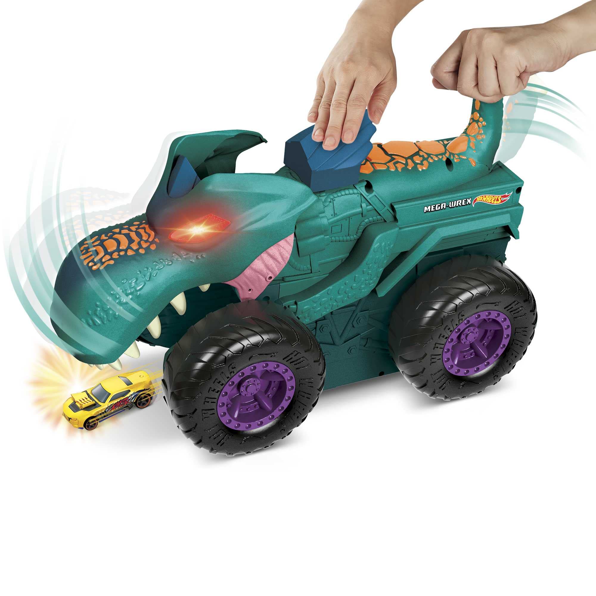 Foto 5 pulgar | Toy Monster Truck Hot Wheels Monster Trucks Car Compin' Mega-wrex - Venta Internacional