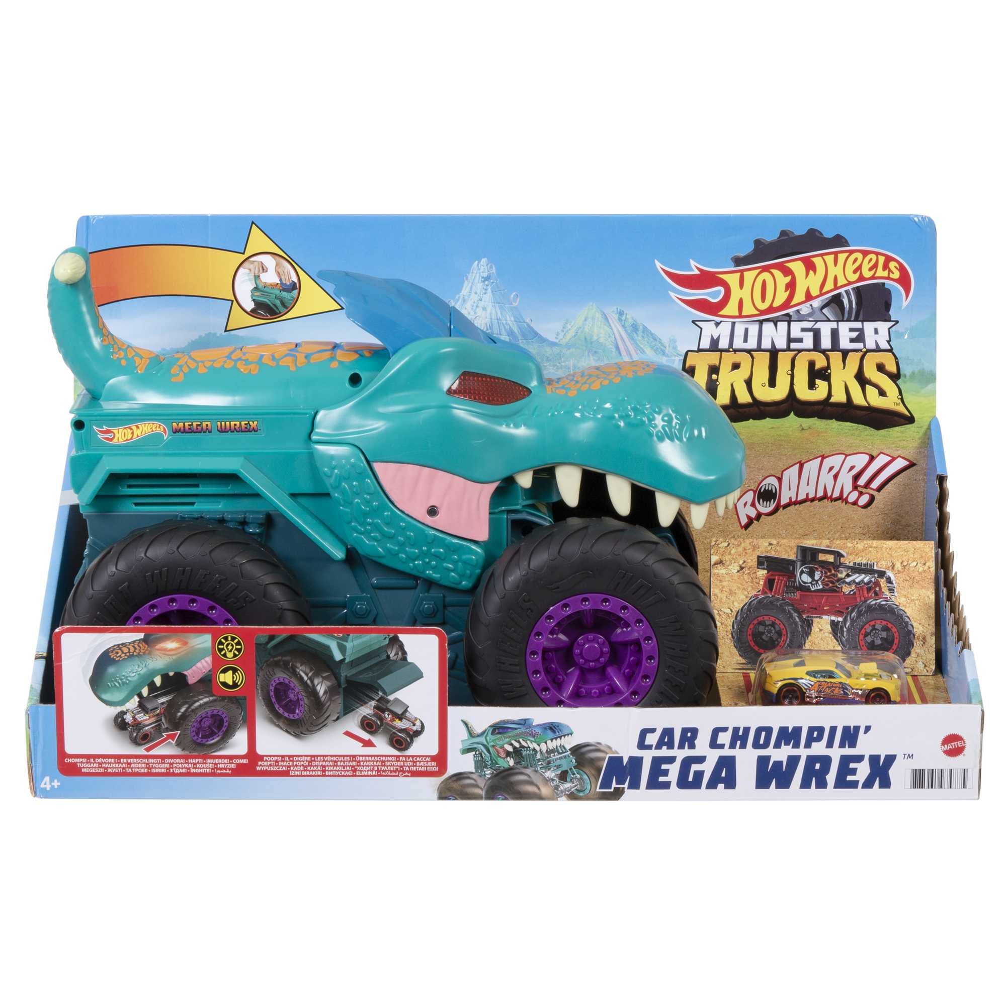 Foto 7 pulgar | Toy Monster Truck Hot Wheels Monster Trucks Car Compin' Mega-wrex - Venta Internacional