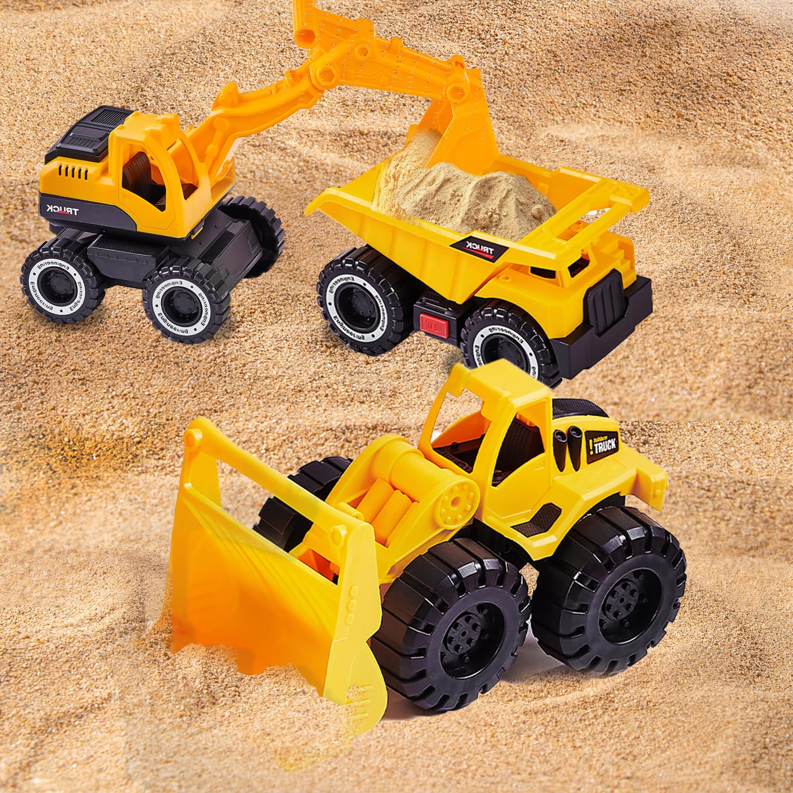 Foto 7 pulgar | Camión De Construcción De Juguete Zhfuys 4 En 1 Para Niños Mayores De 3 Años - Venta Internacional.