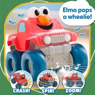 Foto 3 | Vehículo de Juguete Giggle N Go Monster Truck Sesame Street con Sonido - Venta Internacional