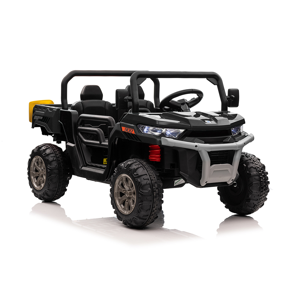 Foto 1 | Carro Eléctrico Safari Color Negro Tipo Camioneta Montable Infantil Con Control Remoto