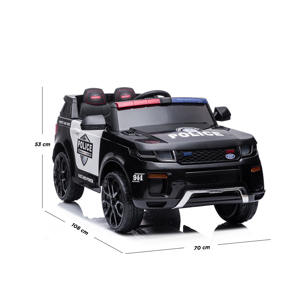Foto 4 | Carro Eléctrico Patrulla Montable Infantil con Control Remoto