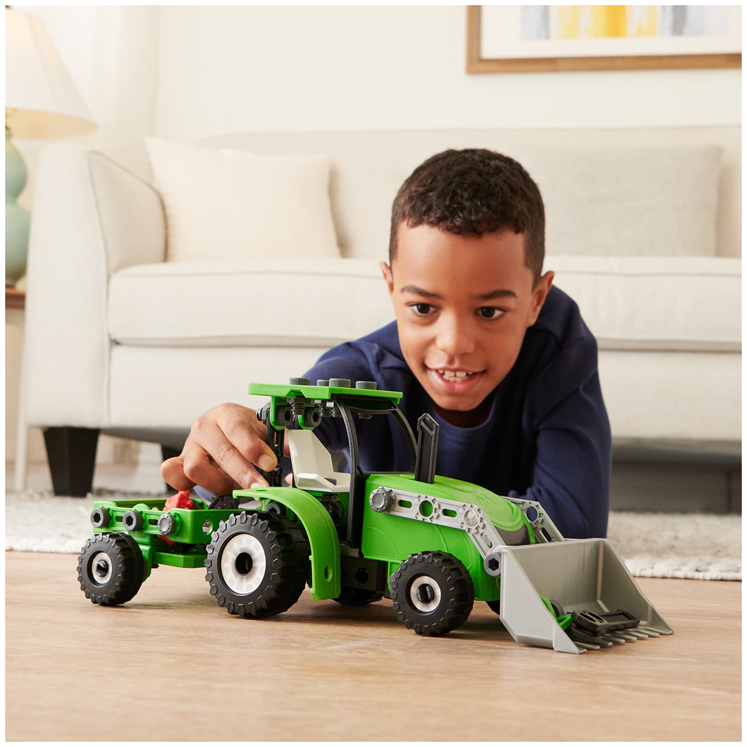 Foto 5 pulgar | Kit De Construcción De Maquetas De Juguete Meccano Junior Para Tractores De Carga Frontal - Venta Internacional.