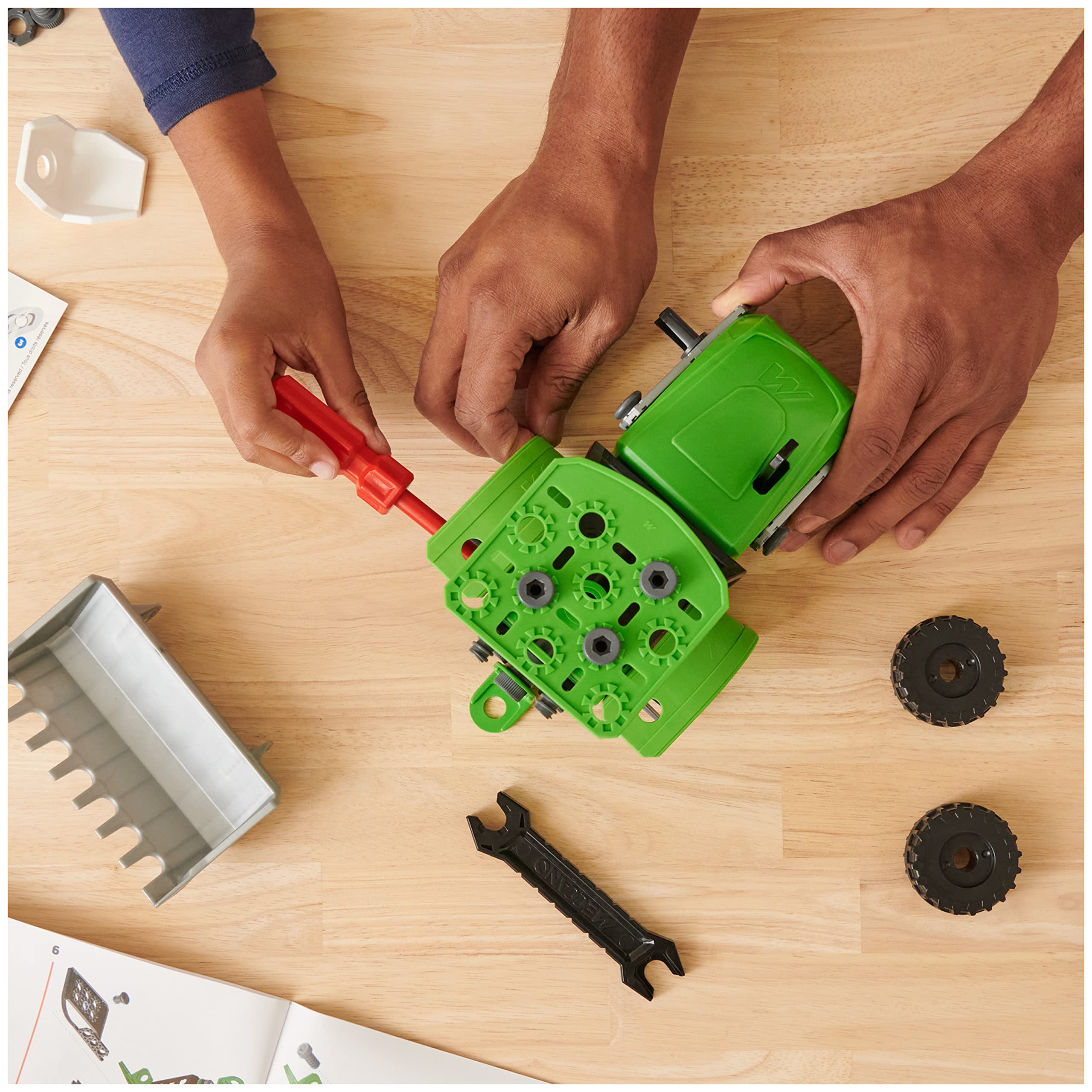 Foto 6 pulgar | Kit De Construcción De Maquetas De Juguete Meccano Junior Para Tractores De Carga Frontal - Venta Internacional.