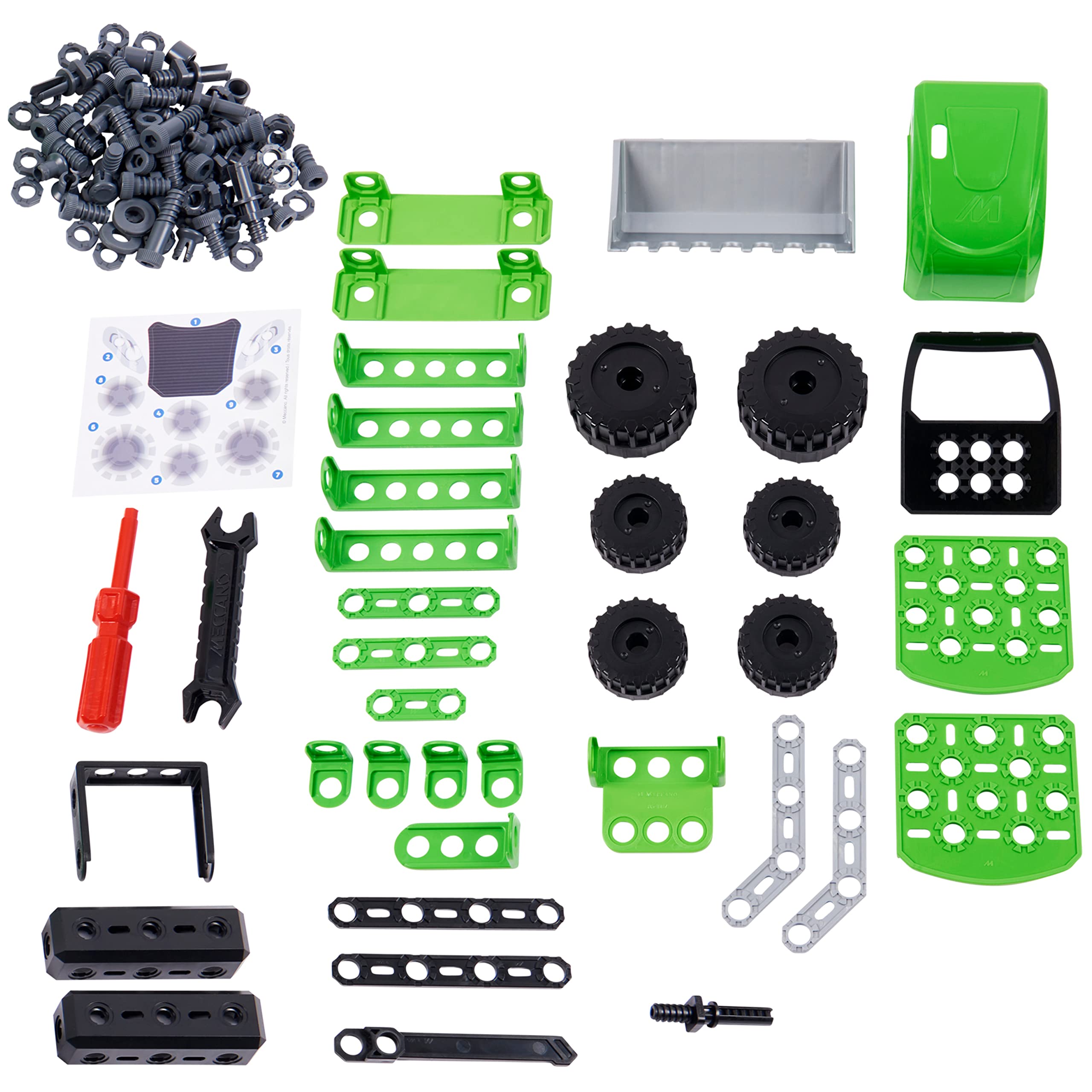 Foto 7 pulgar | Kit De Construcción De Maquetas De Juguete Meccano Junior Para Tractores De Carga Frontal - Venta Internacional.