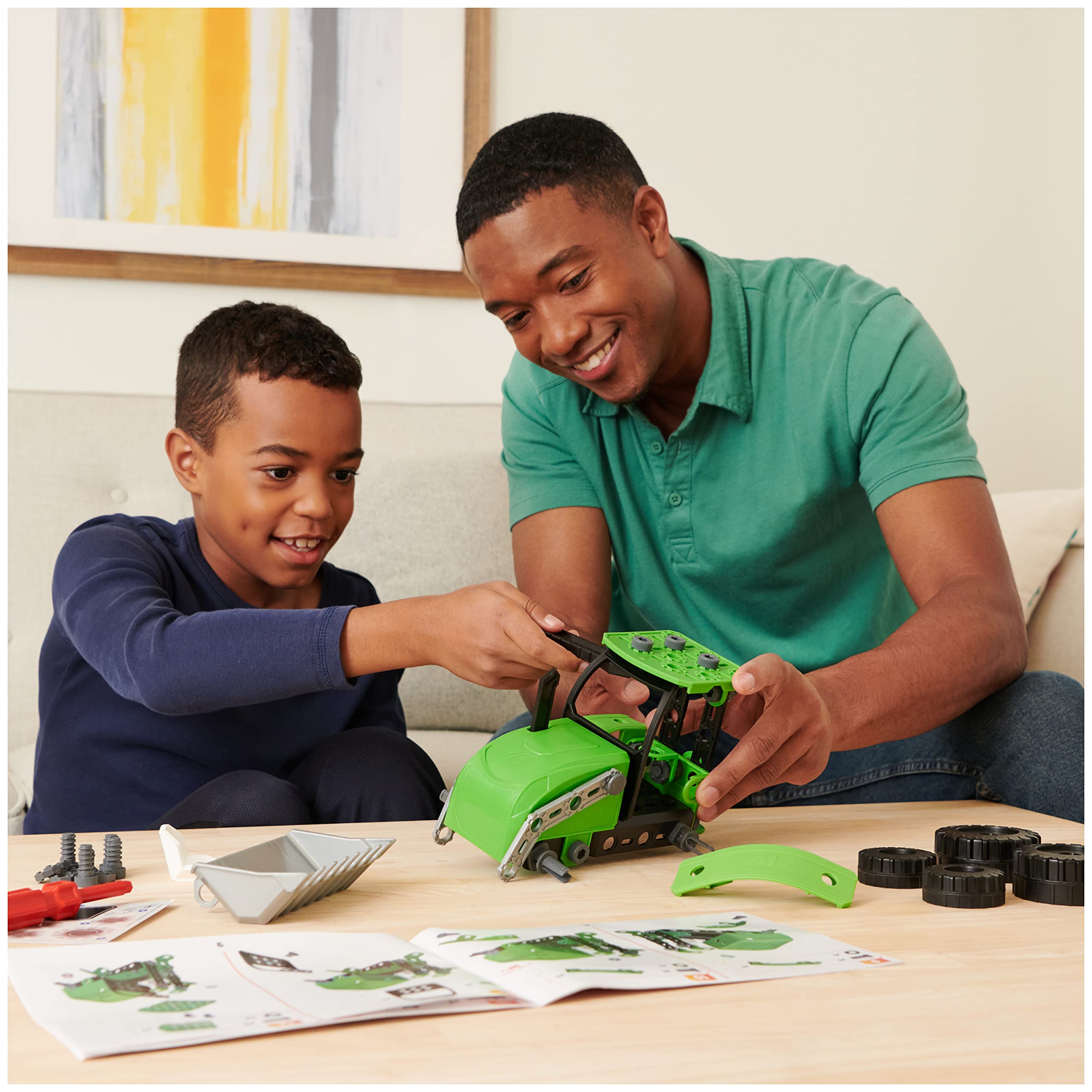 Foto 7 | Kit De Construcción De Maquetas De Juguete Meccano Junior Para Tractores De Carga Frontal - Venta Internacional.