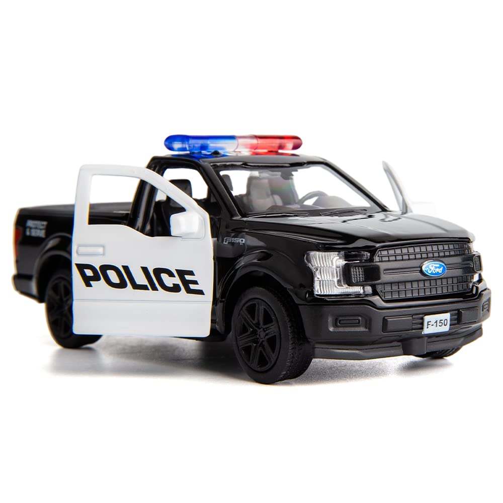 Foto 2 pulgar | Modelo De Coche De Policía Bdtctk A Escala 1/36 Compatible Con Ford F150 - Venta Internacional.