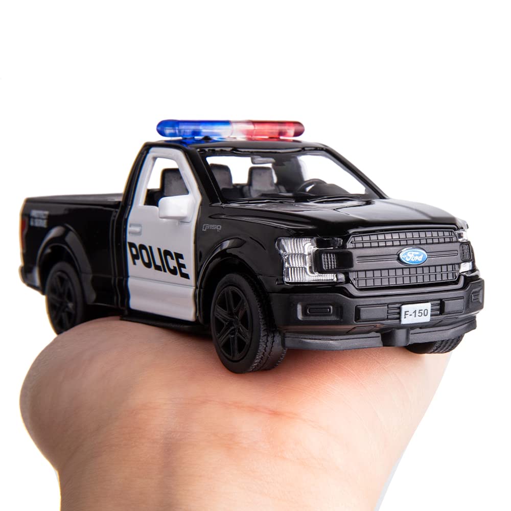 Foto 6 pulgar | Modelo De Coche De Policía Bdtctk A Escala 1/36 Compatible Con Ford F150 - Venta Internacional.