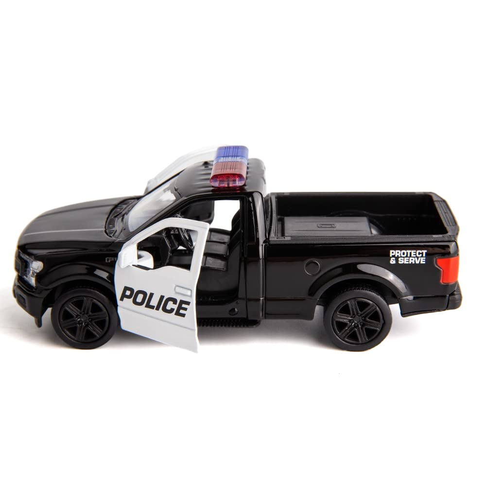 Foto 7 pulgar | Modelo De Coche De Policía Bdtctk A Escala 1/36 Compatible Con Ford F150 - Venta Internacional.