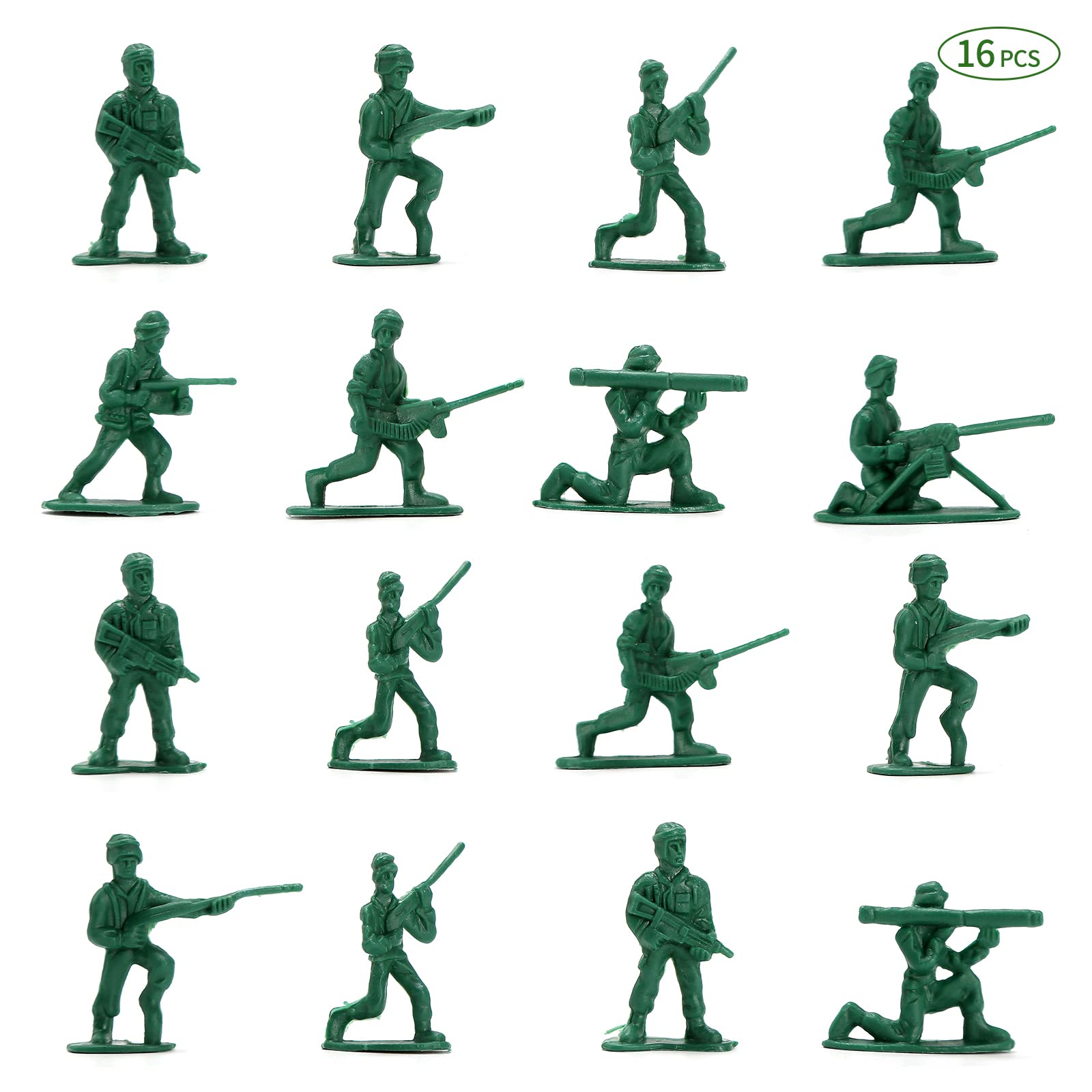 Foto 3 pulgar | Set De Camiones De Juguete Cute Stone 28 En 1 Con Sonido Y Luz Con 16 Hombres Del Ejército - Venta Internacional.