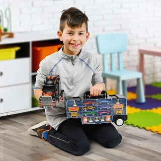 Foto 7 | Semirremolque De Juguete Play22 Con 6 Coches, 11 Accesorios Para Niños De 3 A 5 Años - Venta Internacional.