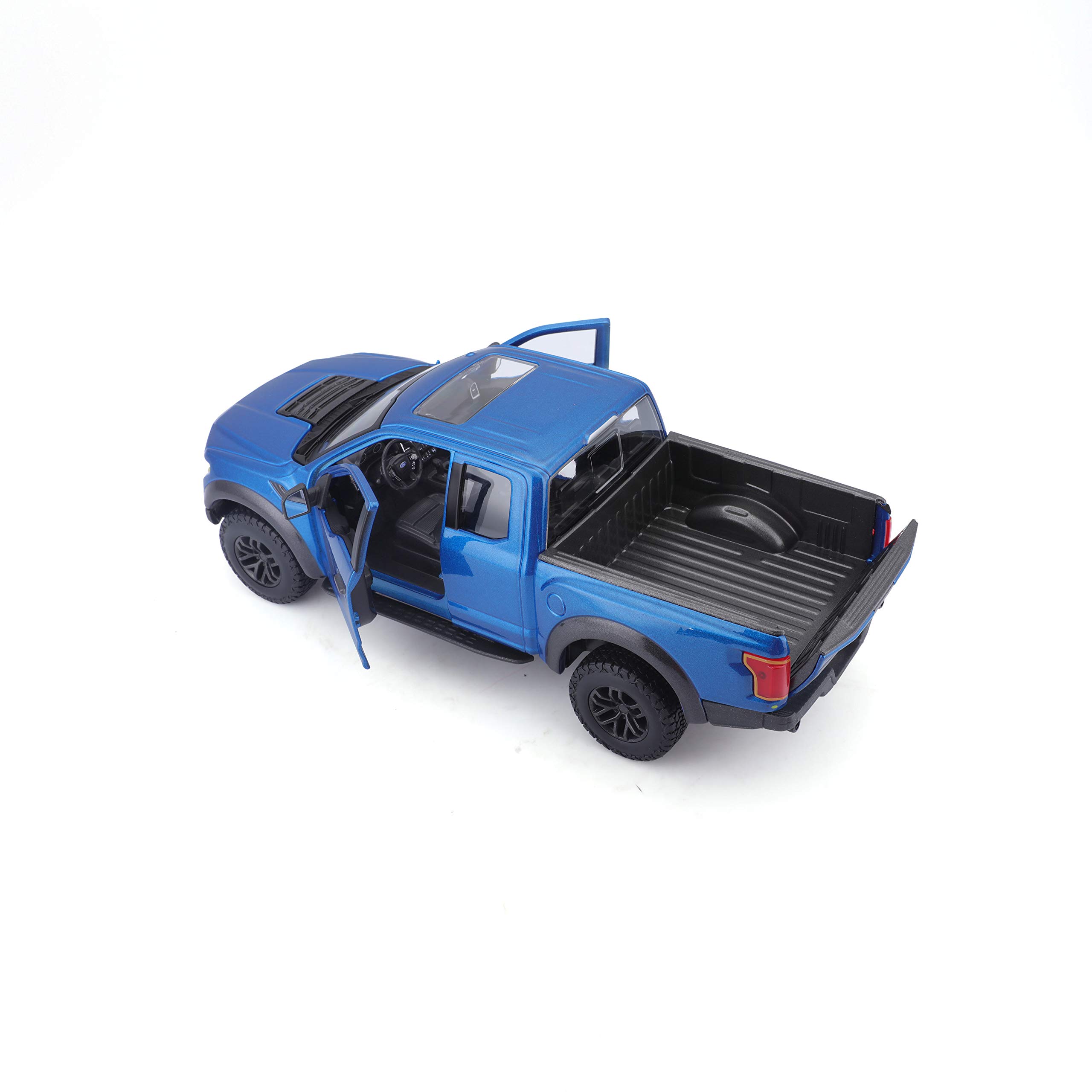 Foto 5 pulgar | Camión Maisto Fundido A Presión 1:24 2017 Ford F150 Raptor Blue - Venta Internacional.