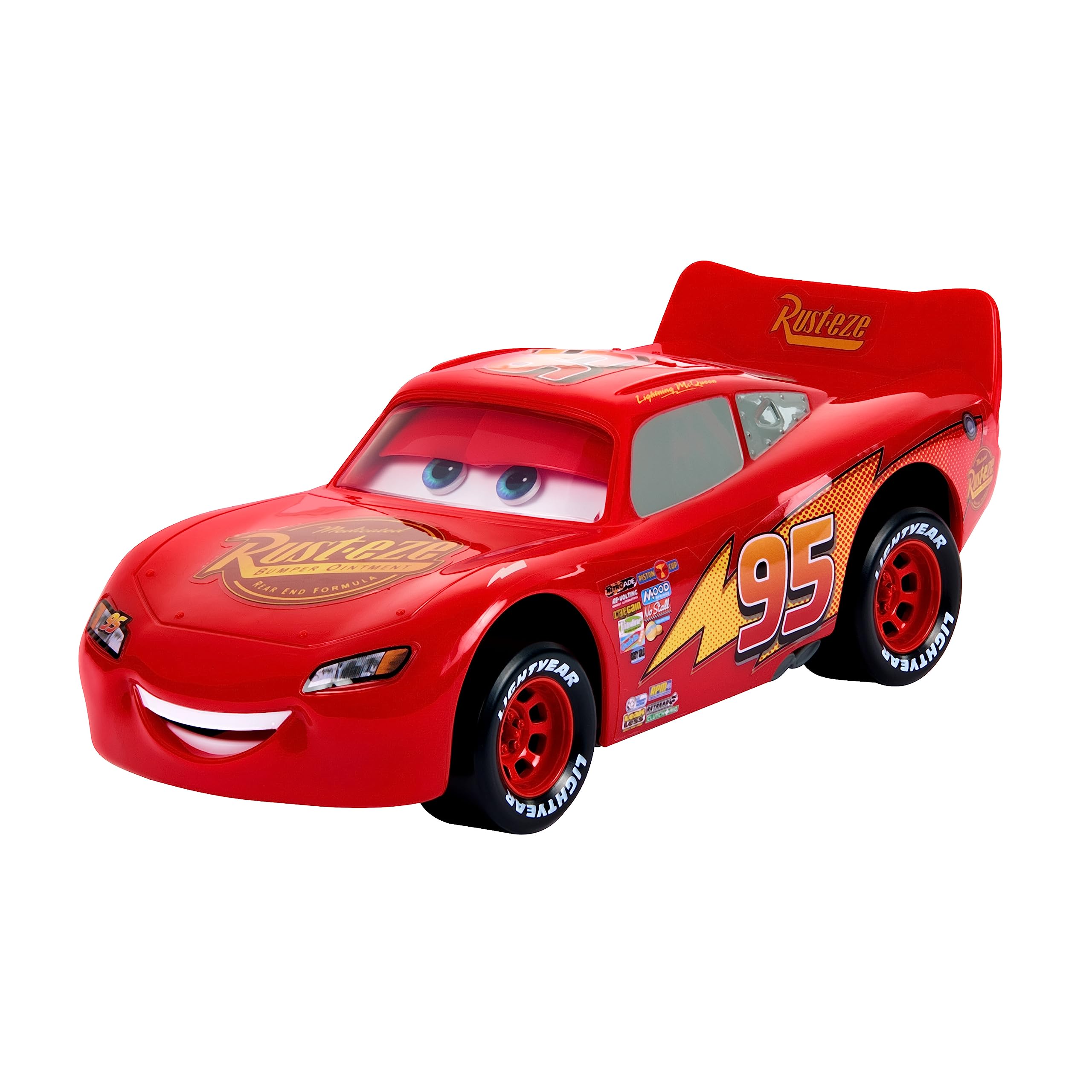 Foto 2 pulgar | Coche De Juguete Mattel Disney Pixar Cars Moving Moments Lightning Mcqueen - Venta Internacional.