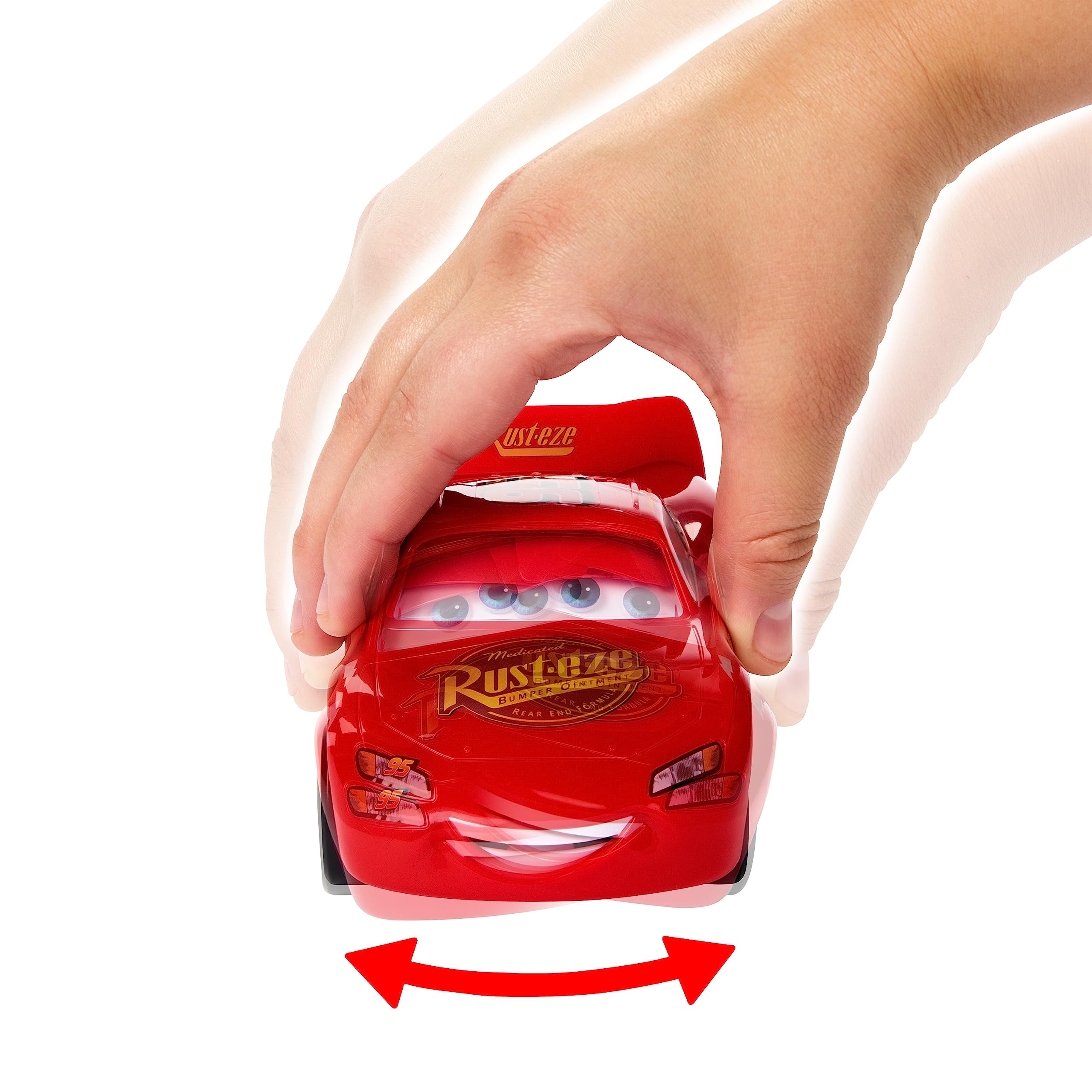 Foto 3 pulgar | Coche De Juguete Mattel Disney Pixar Cars Moving Moments Lightning Mcqueen - Venta Internacional.