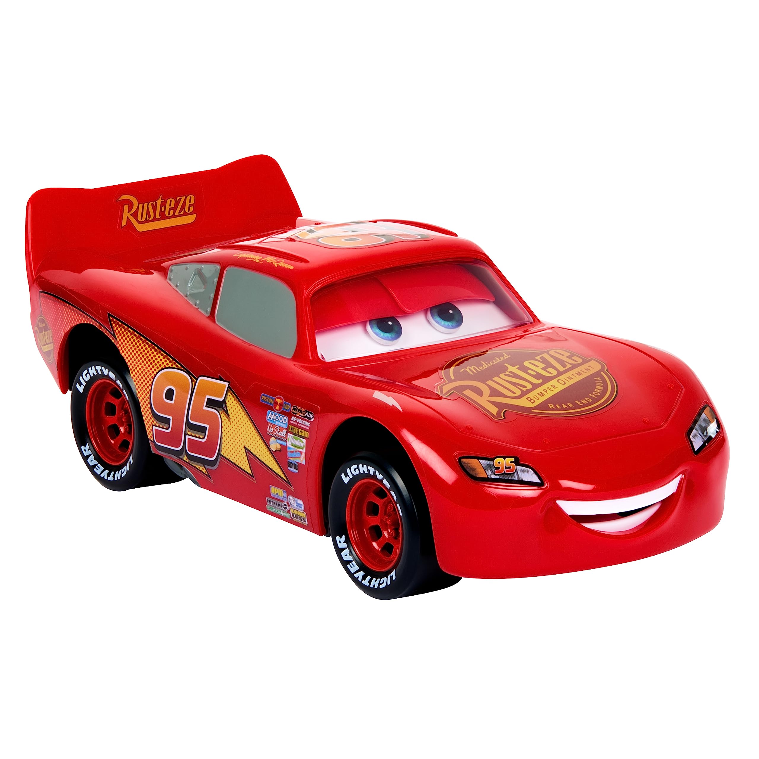 Foto 5 pulgar | Coche De Juguete Mattel Disney Pixar Cars Moving Moments Lightning Mcqueen - Venta Internacional.