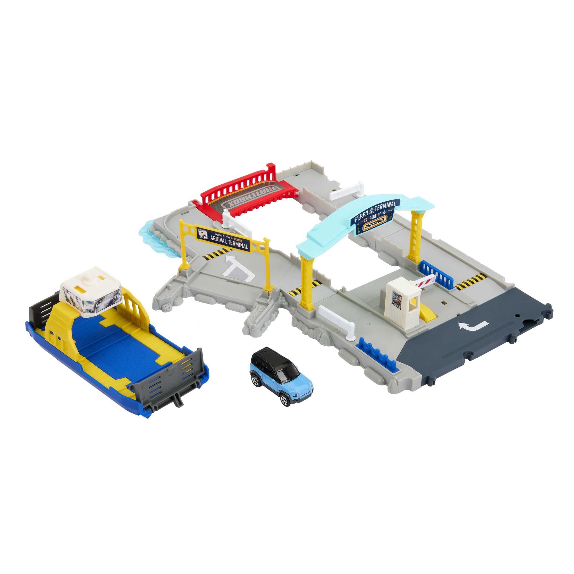 Foto 1 | Set Ferry Port Matchbox Hmh29 Con Ferry Con Ruedas Desmontables - Venta Internacional.