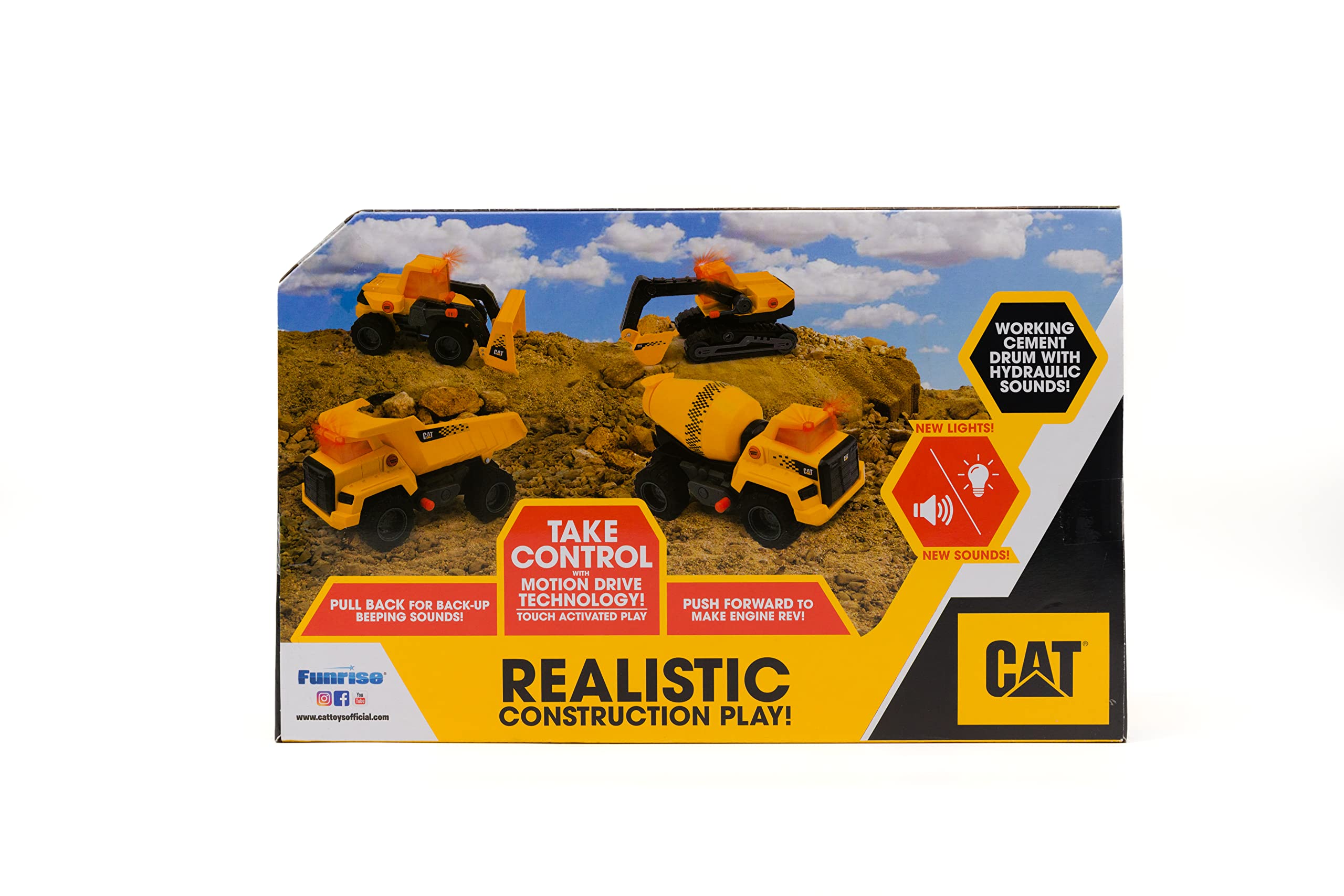 Foto 7 pulgar | Mezcladora De Cemento Construction Toy Cat Power Haulers 2.0 De 11.5 Pulgadas - Venta Internacional.