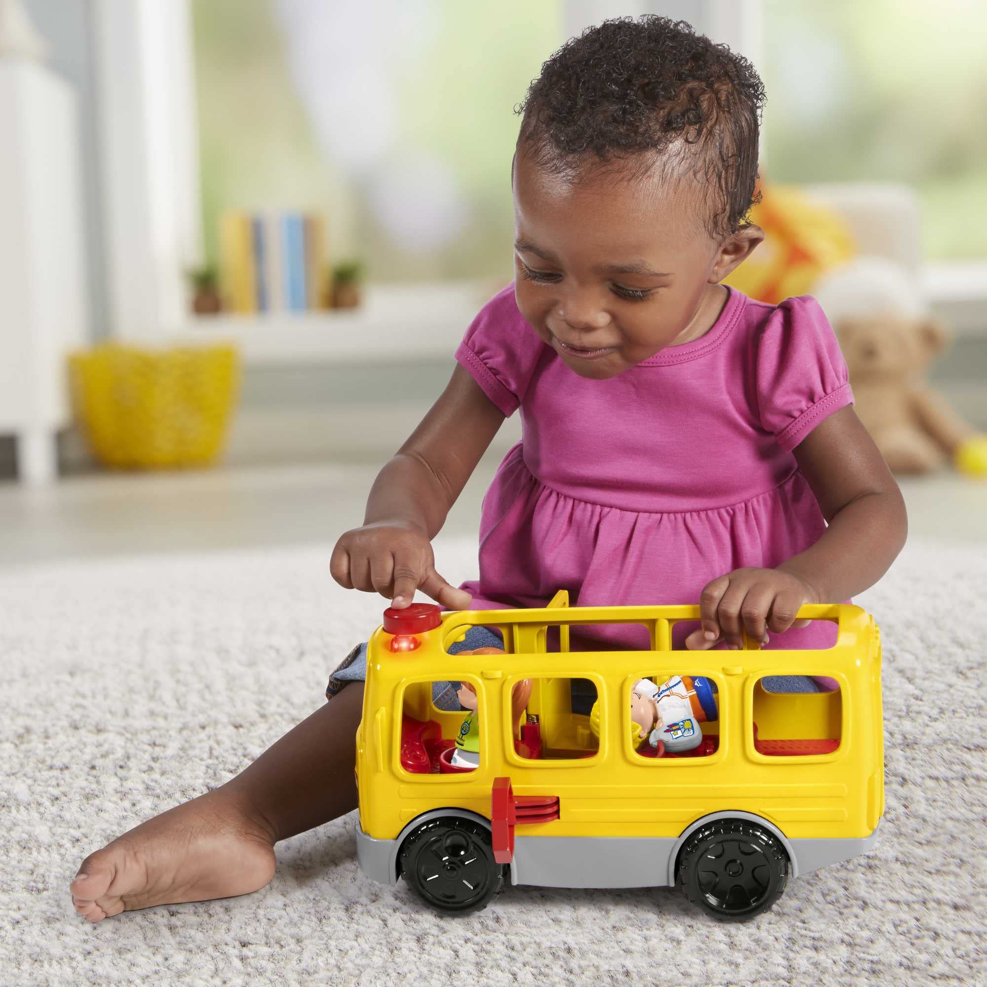 Foto 2 | Autobús Escolar De Juguete Fisher-price Little People Musical De 1 Año O Más - Venta Internacional.
