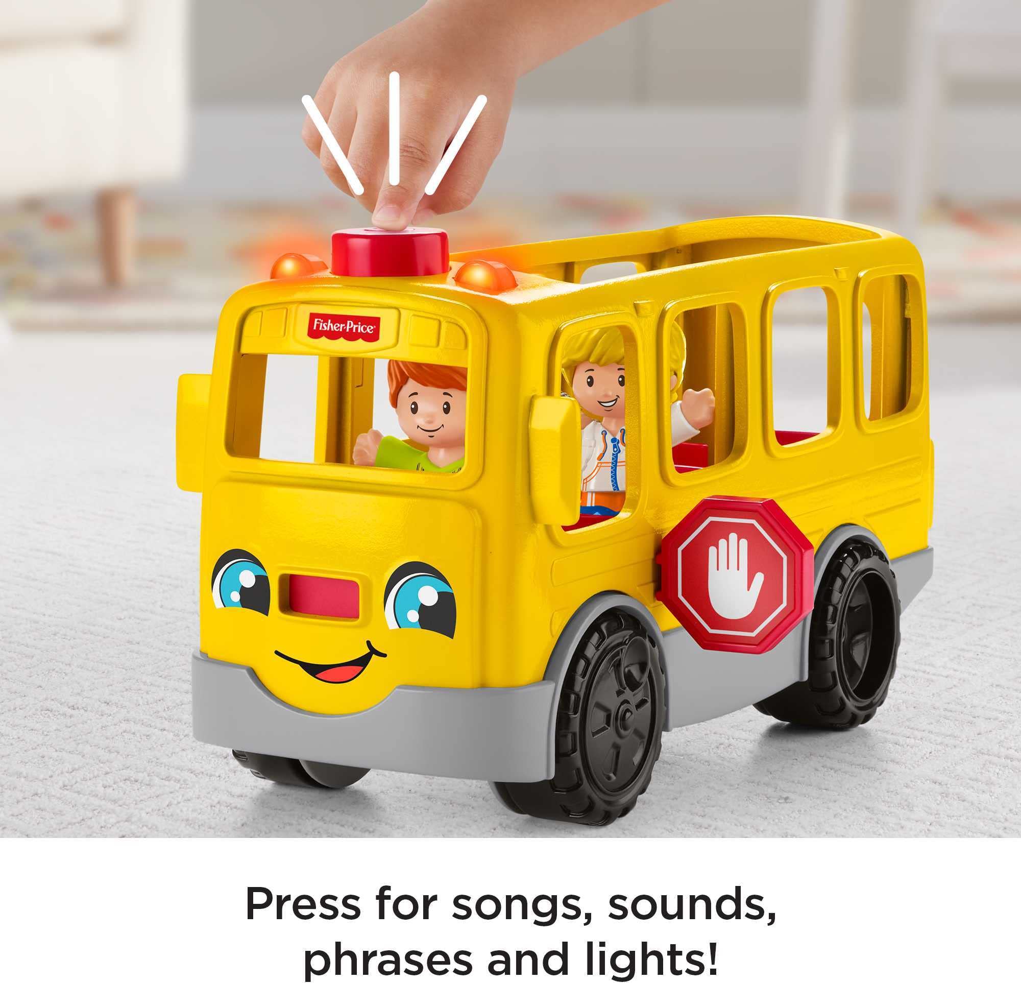 Foto 4 pulgar | Autobús Escolar De Juguete Fisher-price Little People Musical De 1 Año O Más - Venta Internacional.