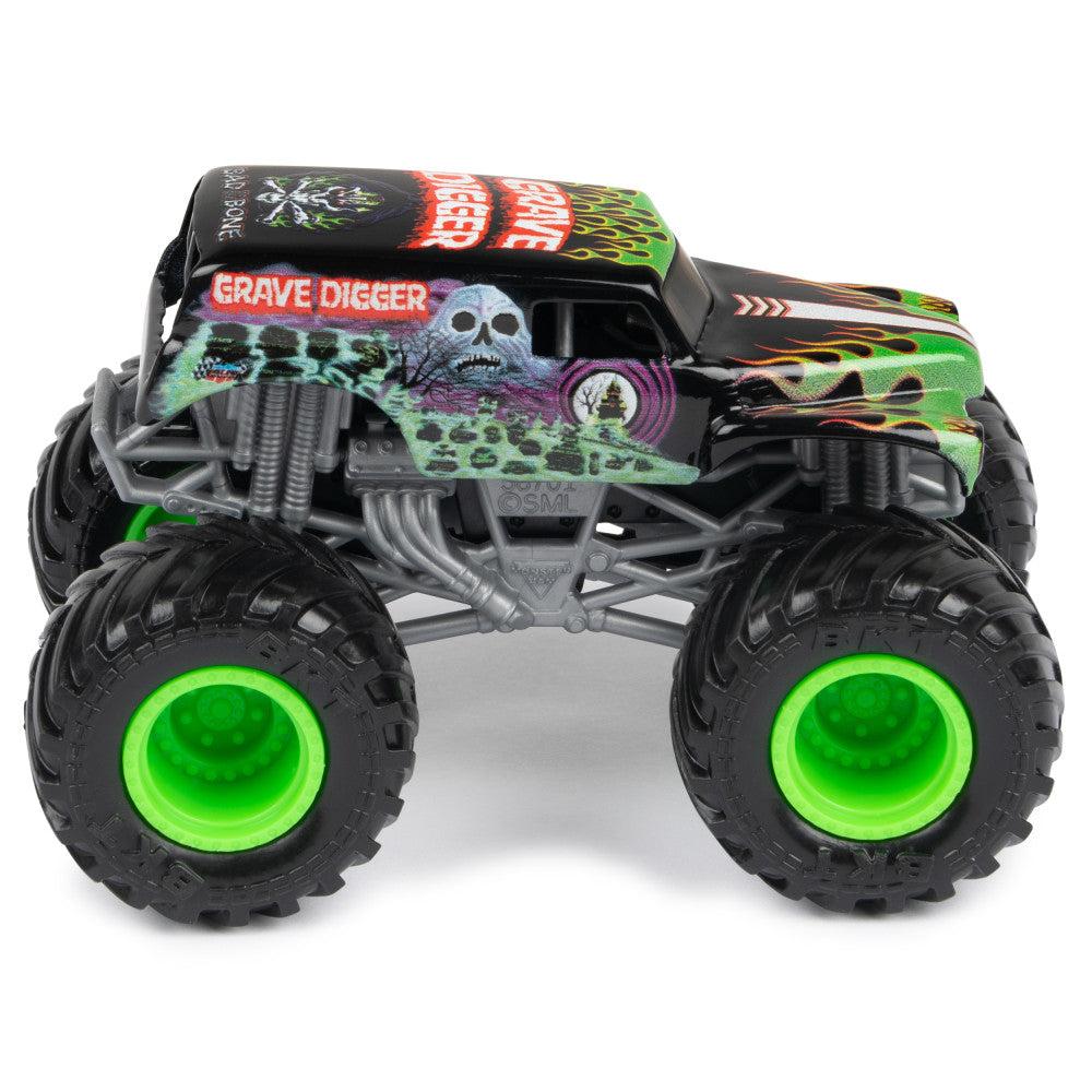 Foto 5 pulgar | Monster Jam: Gravedigger Vs Avenger Escala 1/64 2 Pack