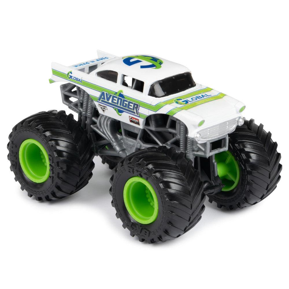 Foto 6 pulgar | Monster Jam: Gravedigger Vs Avenger Escala 1/64 2 Pack