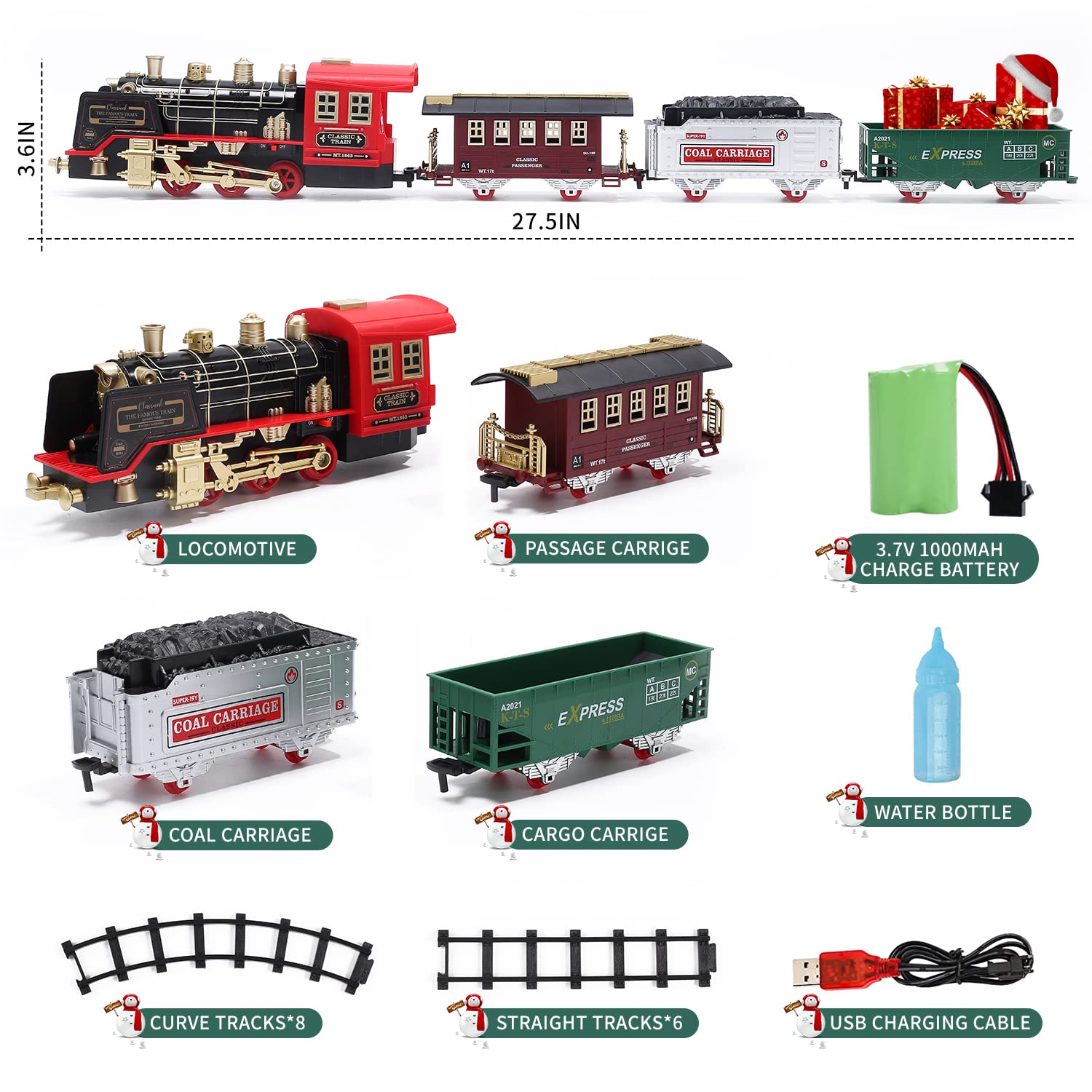 Foto 5 | Tren de Juguete Holyfun Infantil-Venta Internacional