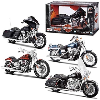 Foto 1 | Surtido De Motocicletas Maisto A Escala 1:12 De Harley Davidson - Venta Internacional.
