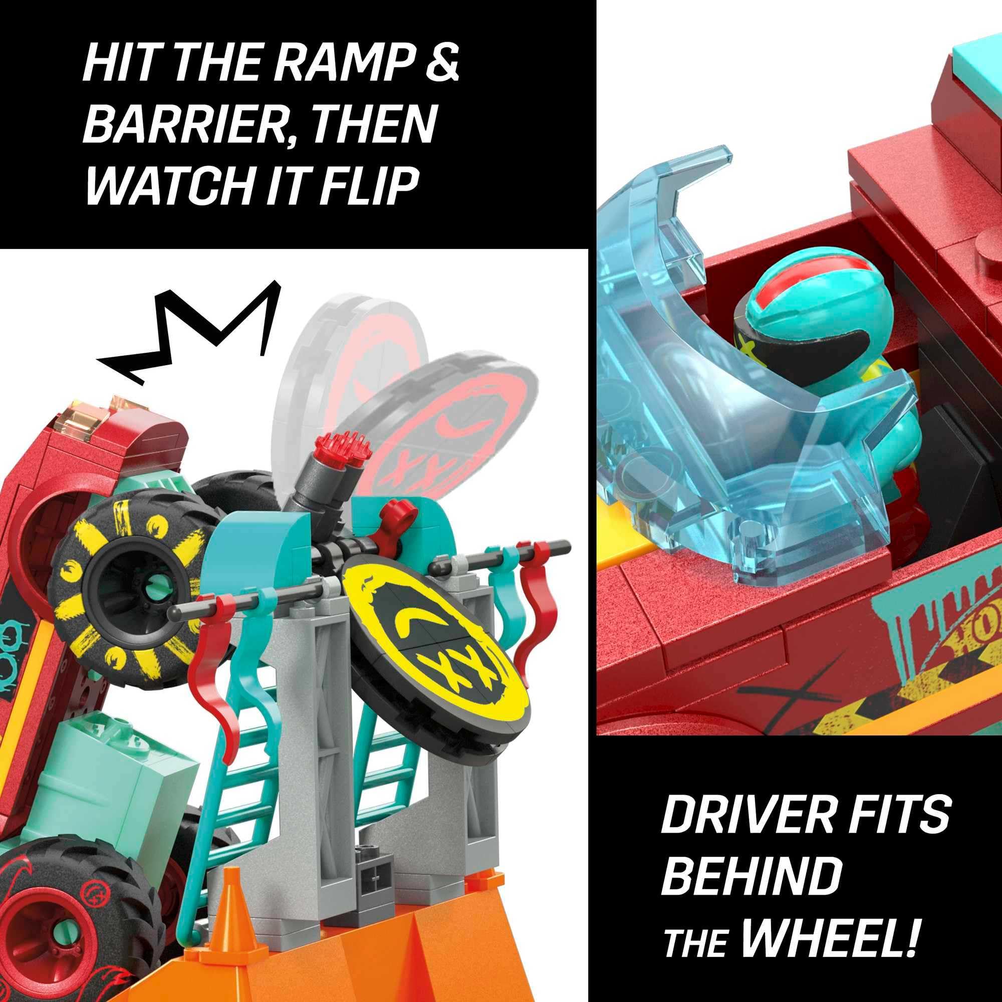 Foto 6 | Juguete De Construcción Mega Hot Wheels Monster Trucks Demo Derby - Venta Internacional.