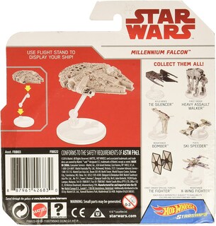 Foto 3 | Vehículo Hot Wheels Star Wars Millennium Falcon - Venta Internacional