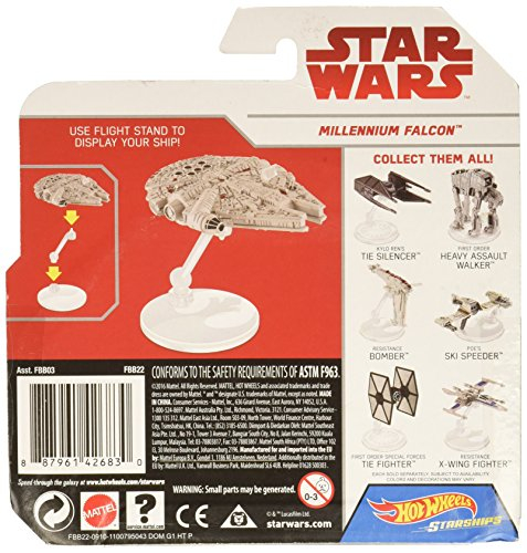 Foto 7 pulgar | Vehículo Hot Wheels Star Wars Millennium Falcon - Venta Internacional