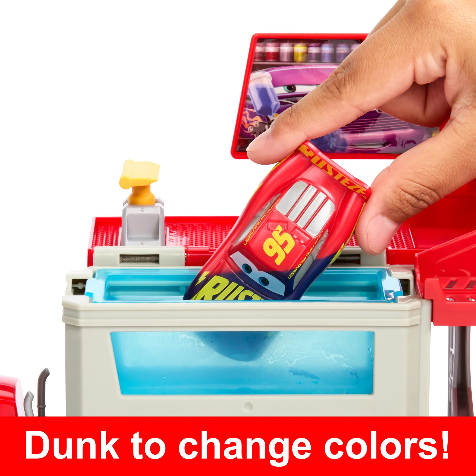Foto 4 pulgar | Playset Mattel Disney Pixar Cars Transformando Camiones Y Automóviles - Venta Internacional.