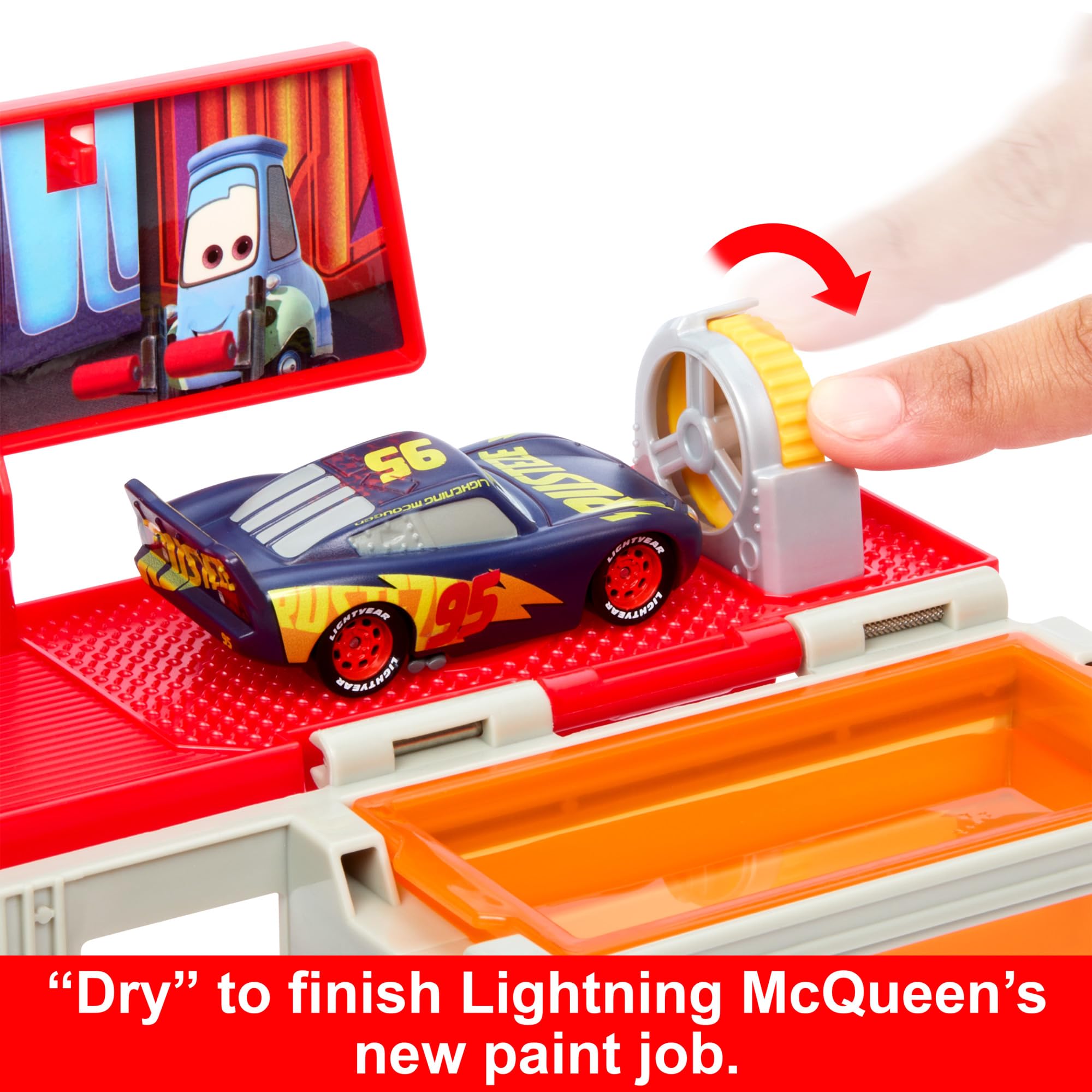 Foto 5 pulgar | Playset Mattel Disney Pixar Cars Transformando Camiones Y Automóviles - Venta Internacional.