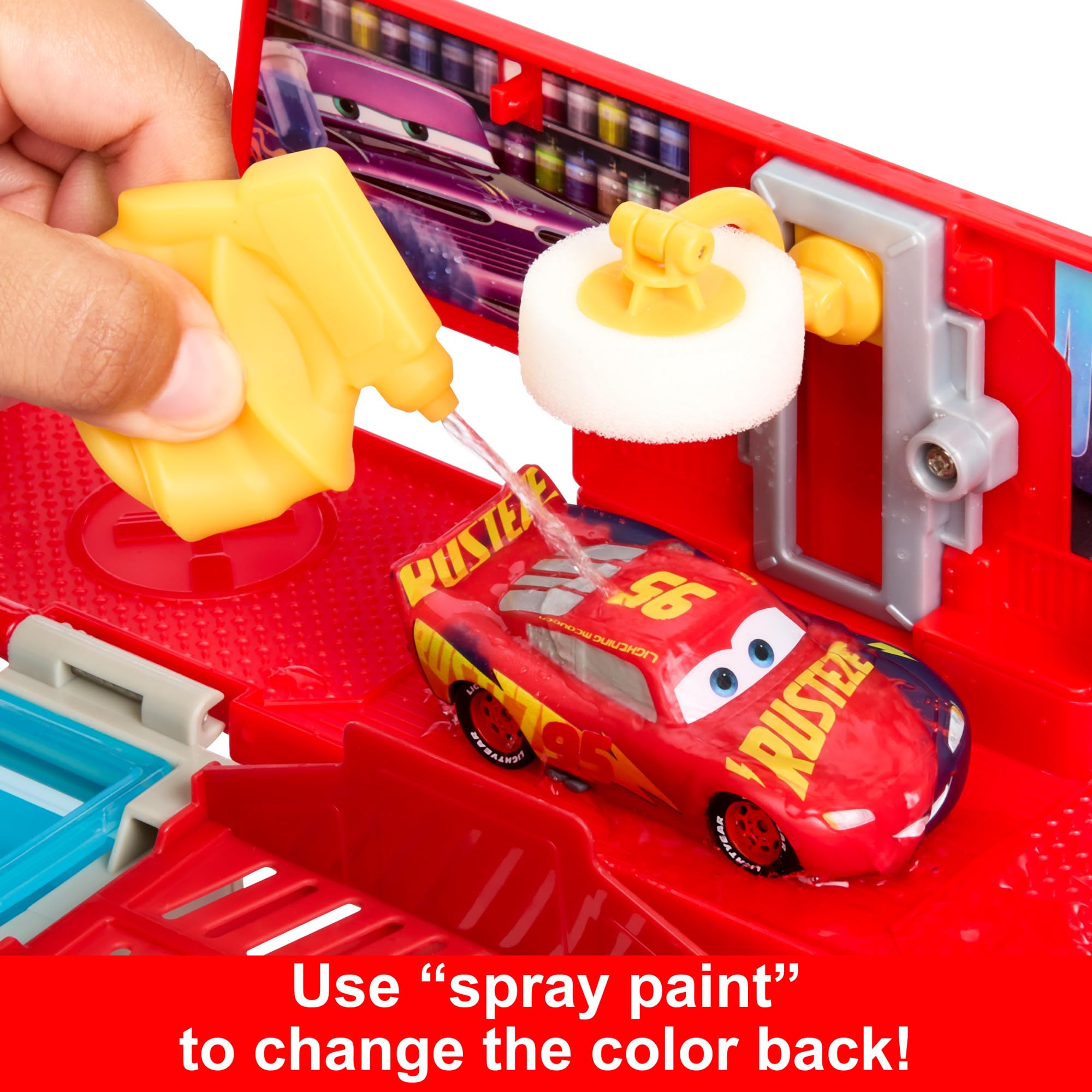 Foto 6 pulgar | Playset Mattel Disney Pixar Cars Transformando Camiones Y Automóviles - Venta Internacional.