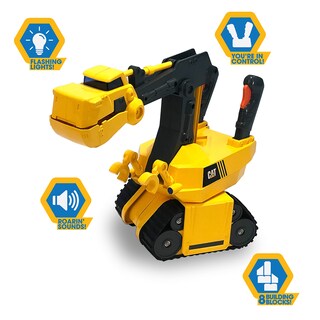 Foto 5 | Excavadora De Juguete Cat Roaring Rex-cavator Con Luz Y Sonido Durante Más De 3 Años - Venta Internacional.