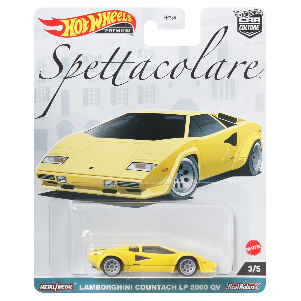 Foto 2 pulgar | Modelo De Coche Fundido A Presión Hot Wheels Lamborghini Countach Lp 5000 Qv - Venta Internacional.