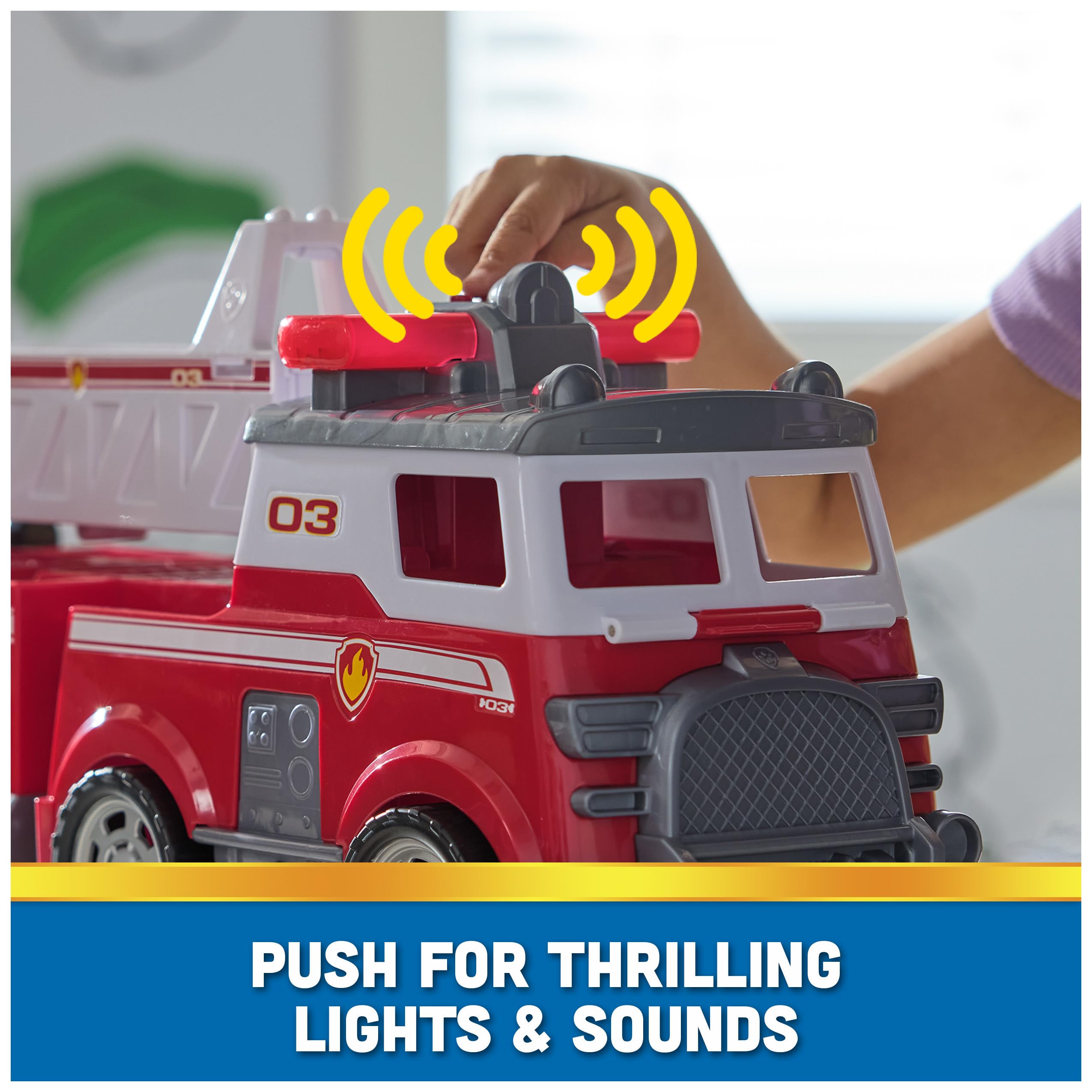Foto 6 pulgar | Camión de Bomberos Paw Patrol Ultimate Rescue con Figuras - Venta Internacional