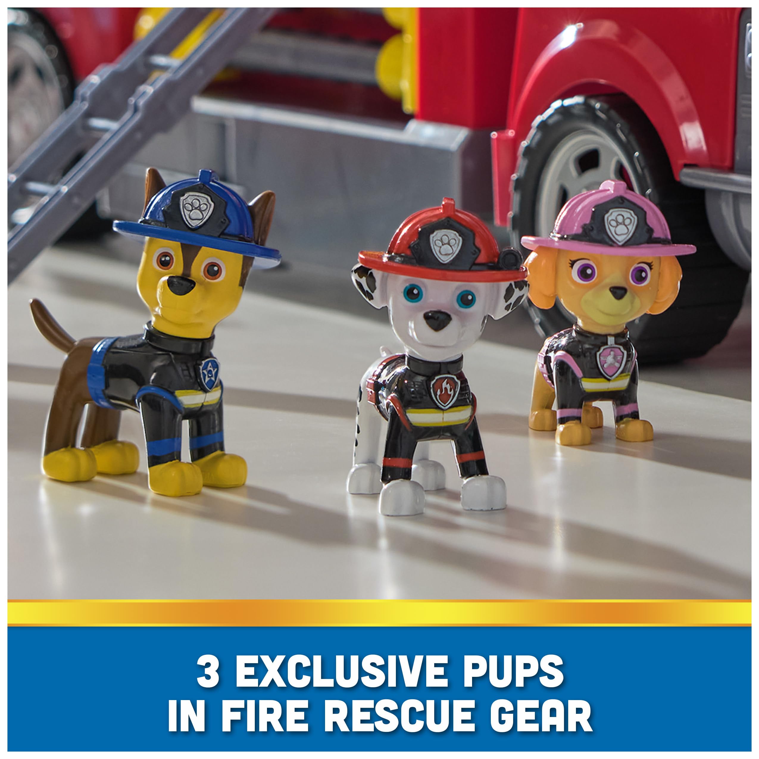Foto 8 pulgar | Camión de Bomberos Paw Patrol Ultimate Rescue con Figuras - Venta Internacional