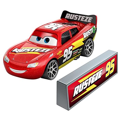 Foto 3 pulgar | Coche De Juguete Mattel Disney Cars Lightning Mcqueen A Escala 1:55 - Venta Internacional.