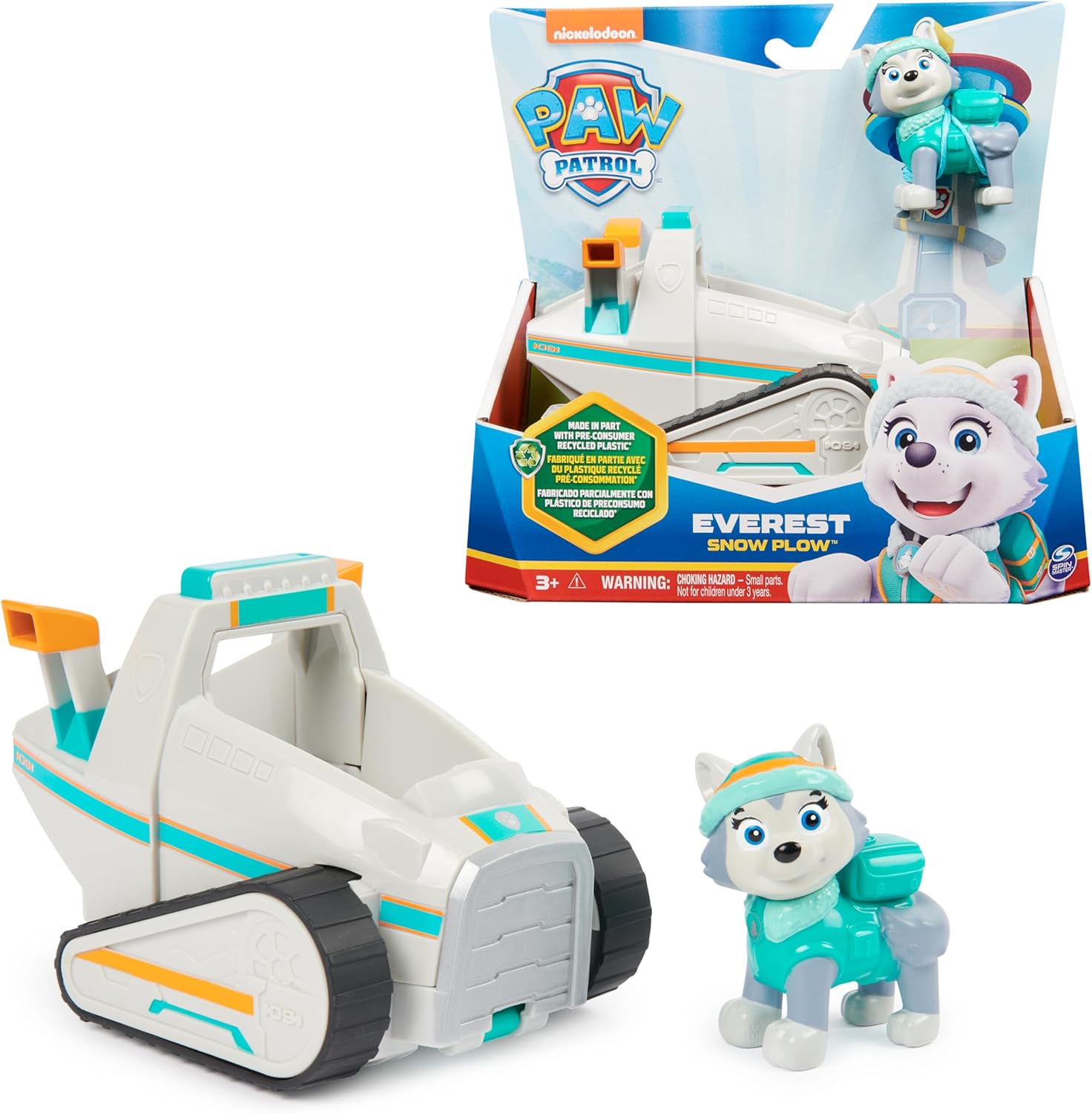 Foto 2 pulgar | Paw Patrol, Vehículo Básico Snow Plow Everest