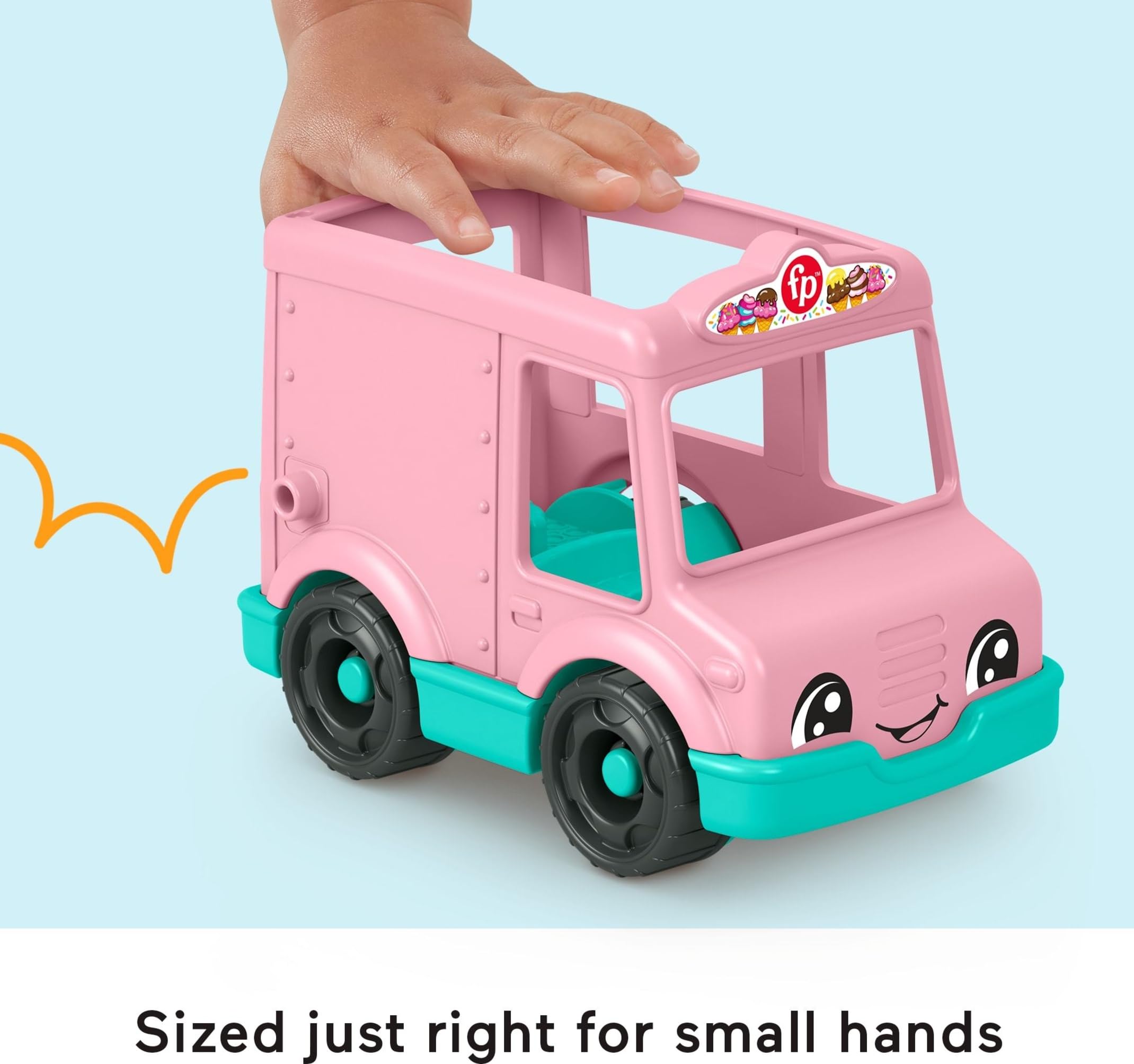 Foto 4 pulgar | Camión De Helados De Juguete Fisher-price Little People De 1 Año O Más - Venta Internacional.