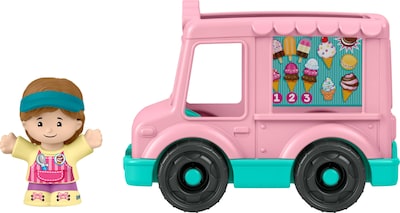 Foto 5 | Camión De Helados De Juguete Fisher-price Little People De 1 Año O Más - Venta Internacional.