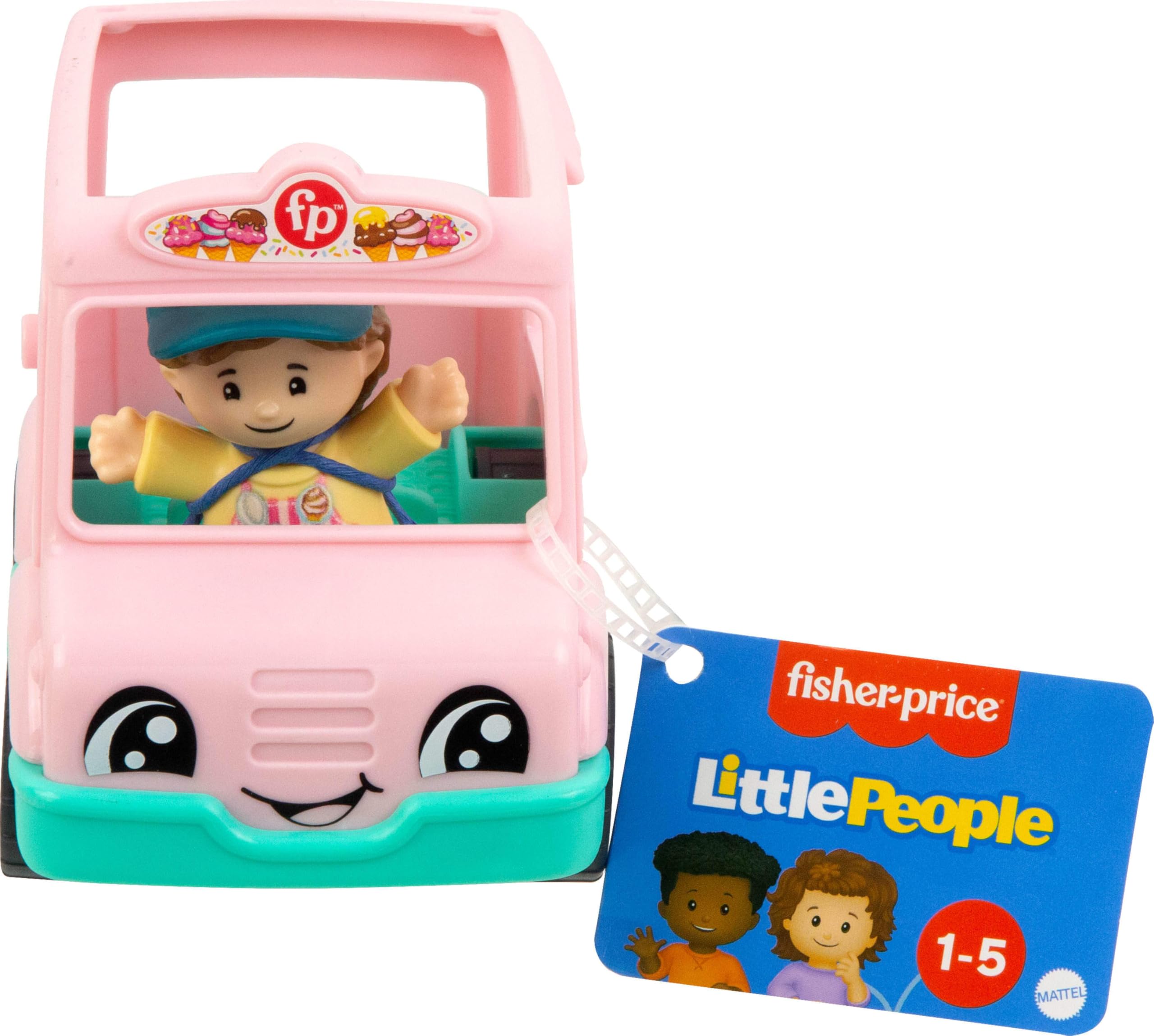 Foto 7 pulgar | Camión De Helados De Juguete Fisher-price Little People De 1 Año O Más - Venta Internacional.