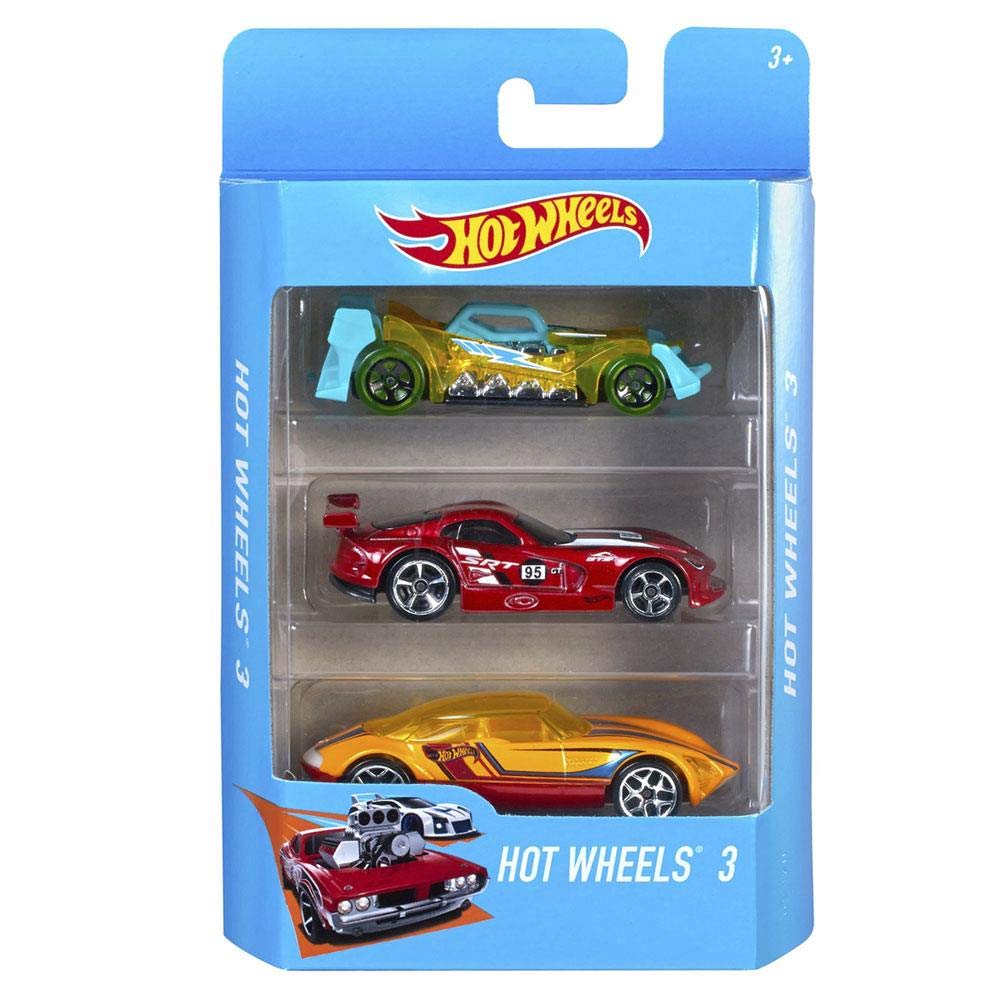 Foto 6 pulgar | Surtido Básico De Autos Hot Wheels Fundidos A Presión, Paquete De 3 - Venta Internacional.