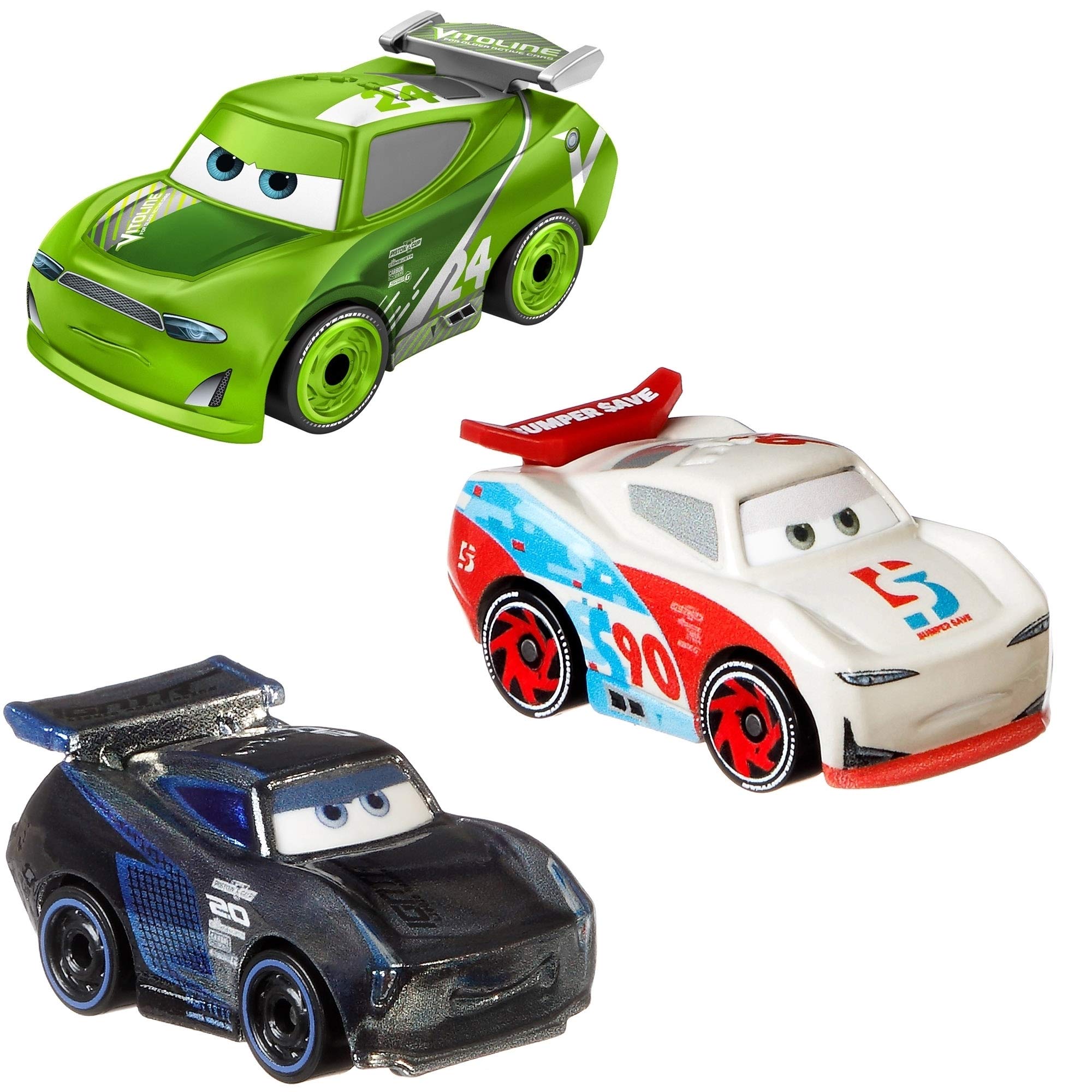 Foto 8 pulgar | Pack De 3 Unidades De Toy Cars Mattel Disney Pixar Minis - Venta Internacional.